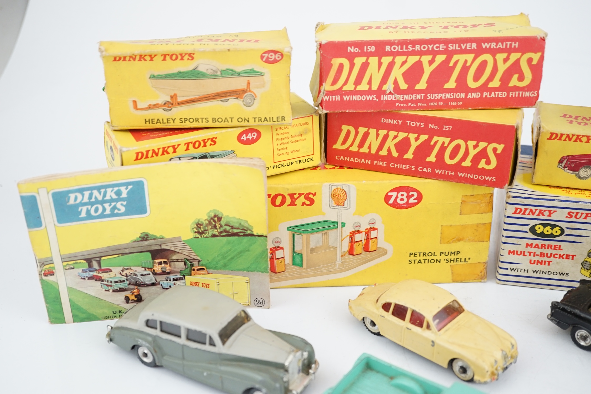 Eleven boxed Dinky Toys